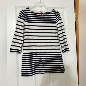 Women's Tommy Hilfiger 3/4 Sleeve Blue & White Striped Top‎ - Size S